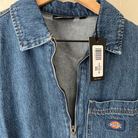 Dickies Houston denim coveralls jumpsuit NEW medium - Picture 11 of 14